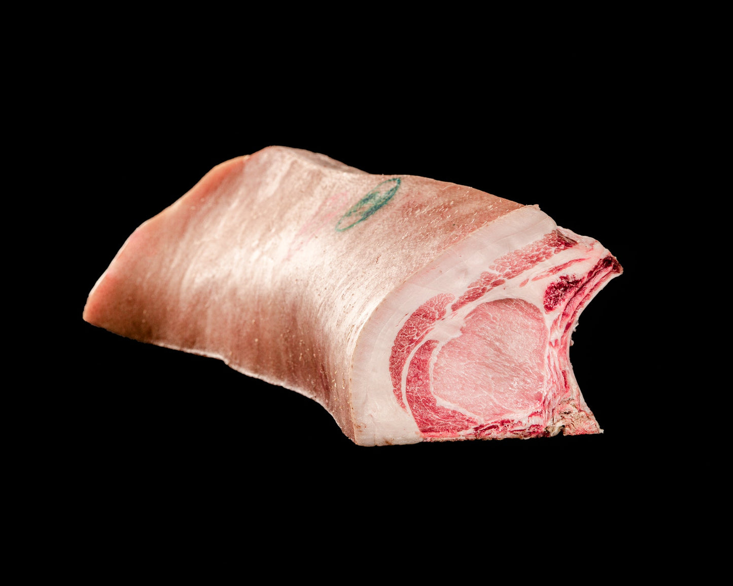 Chuleta madurada de cerdo