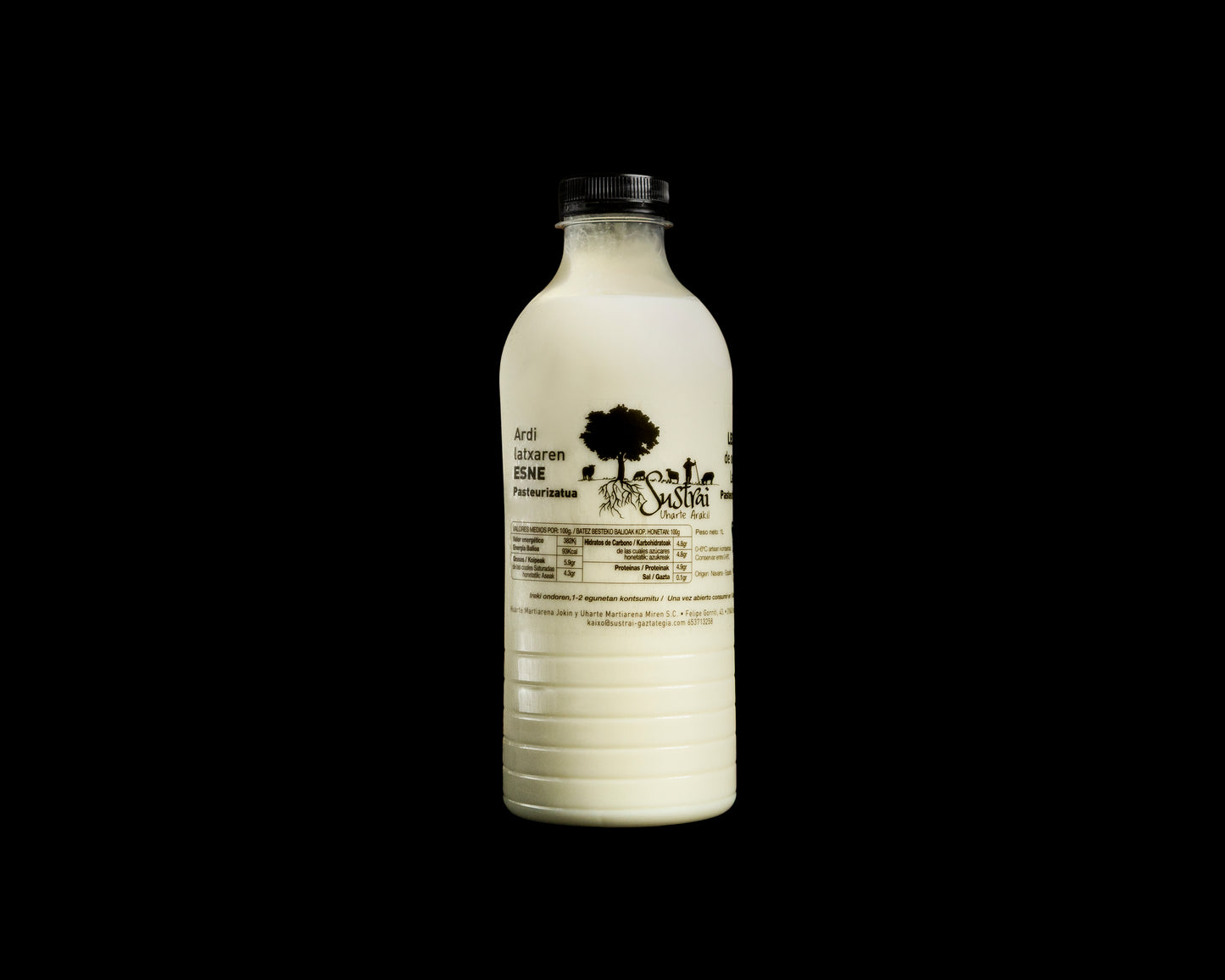 Leche de oveja latxa