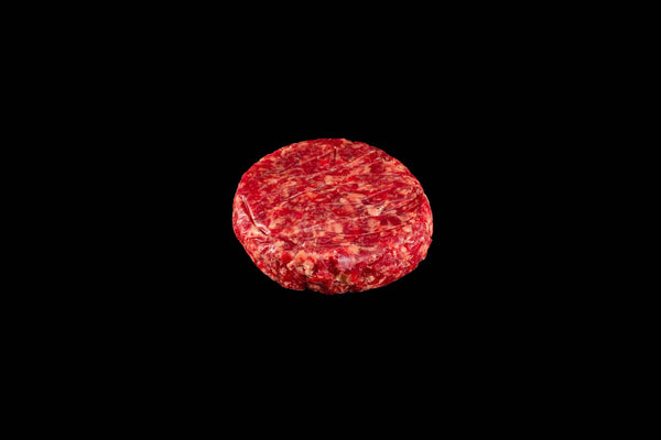Hamburguesas frescas de potro raza Pottoka, carne roja magra de pasto