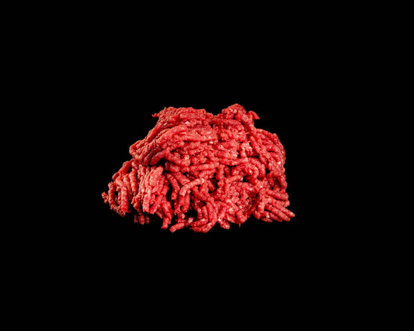 Carne picada madurada de vaca salvaje raza Betizu, fresca del día