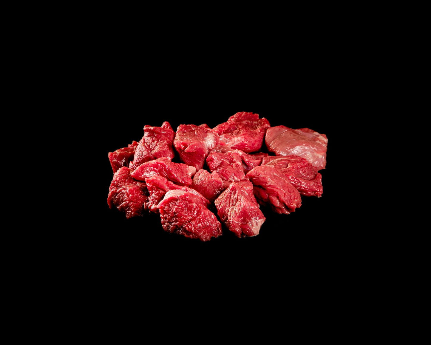Carne de guisar madurada de vaca raza Angus