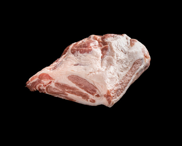 Cabezada de cerdo de caserío fresca, corte jugoso para guiso o plancha