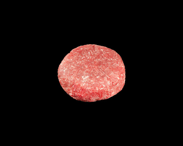Hamburguesas frescas de ternera de caserío elaboradas en carnicería