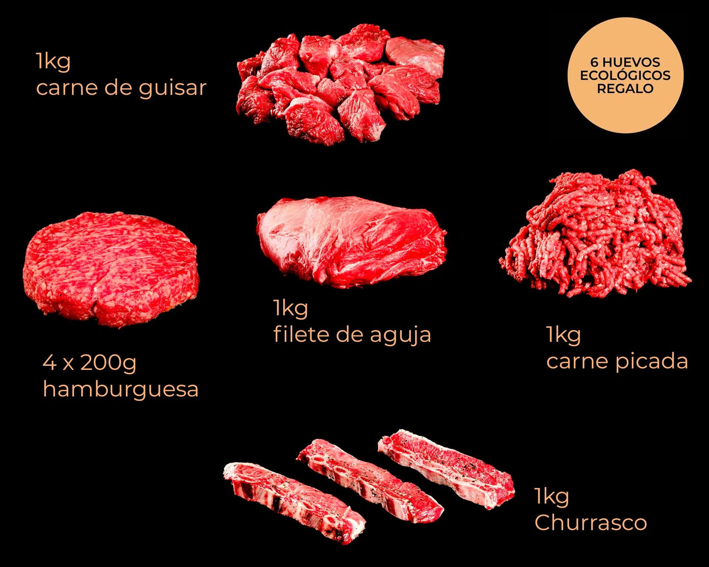 Lote de ternera de caserío Mugarrieta