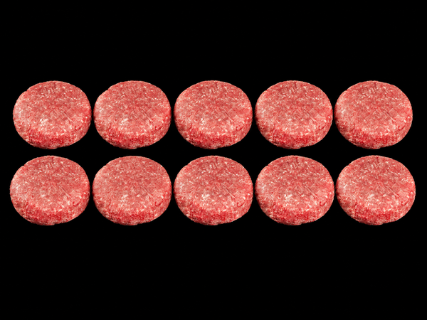Pack 10 hamburguesas de ternera