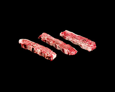 Churrasco de ternera de caserío, tira de costilla para brasa