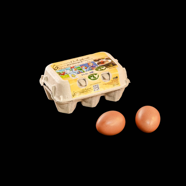 Huevos de caserío ecológicos de gallinas criadas en libertad
